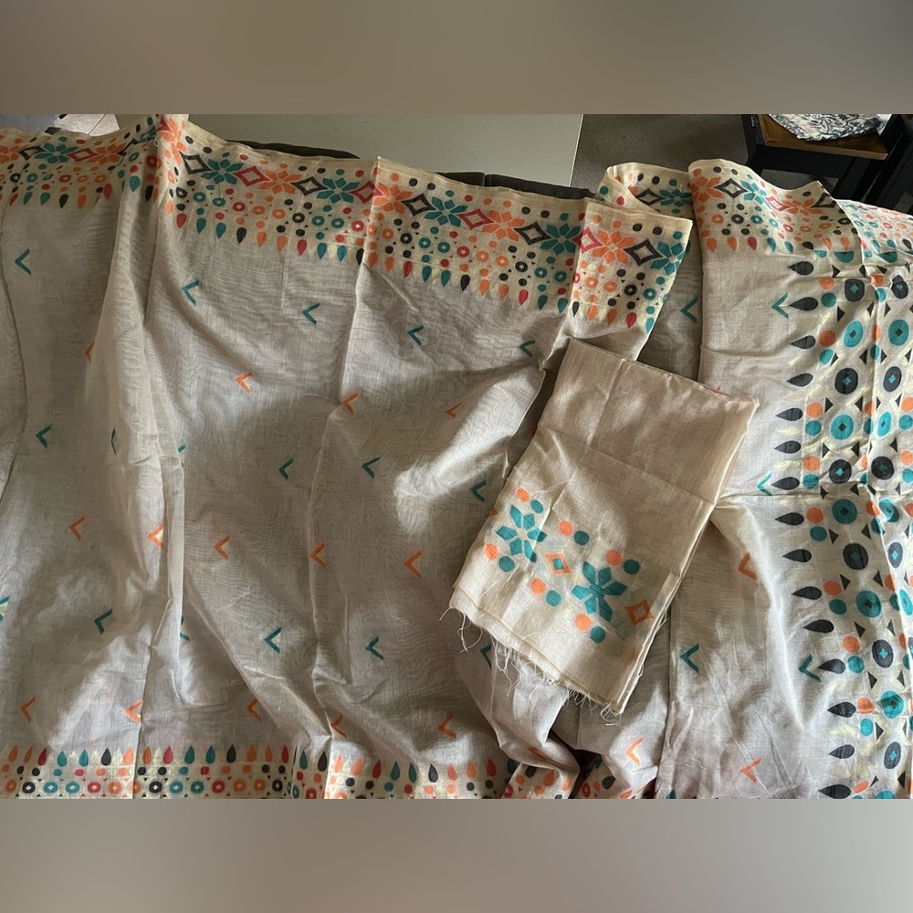 Tusser Tantuj Saree with BP